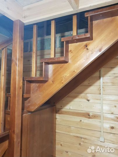 Лестницы деревянные и на металлокаркасе