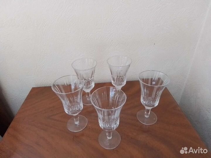 Хрустальные фужеры и стопки