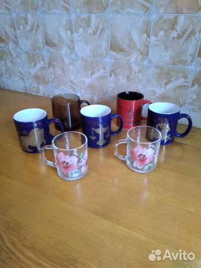 Кружки 250 мл новые, 300 мл. б/у
