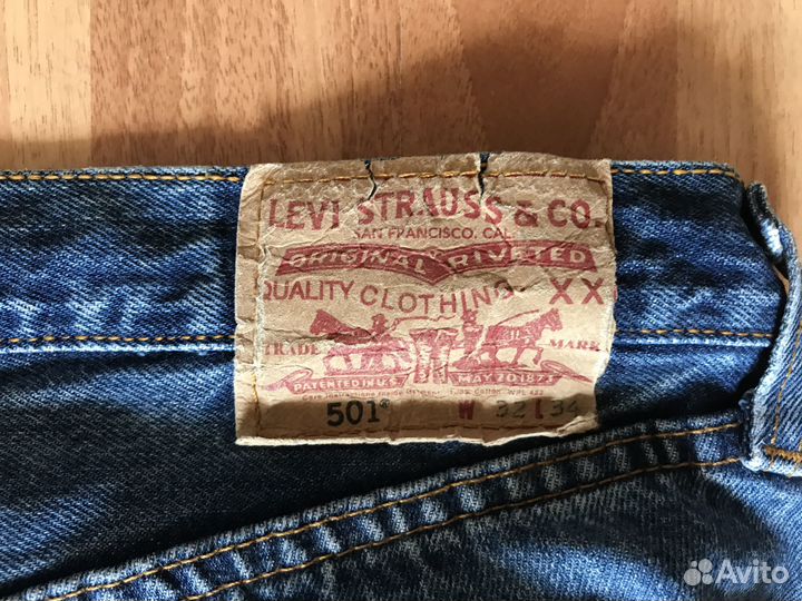 Мужские джинсы levis 501