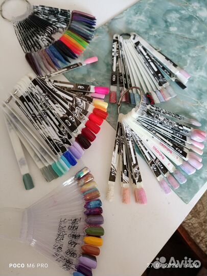 Гель-лаки, топы, базы, акрил все для маникюра