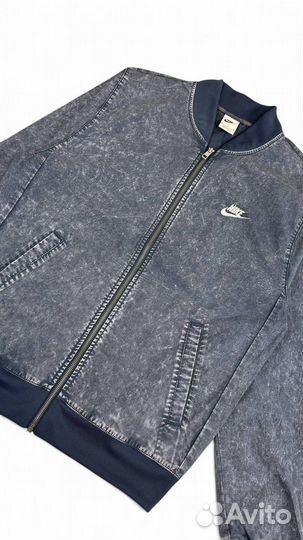 Бомбер Nike Mk Club Bomber Jacket Thunder Blue