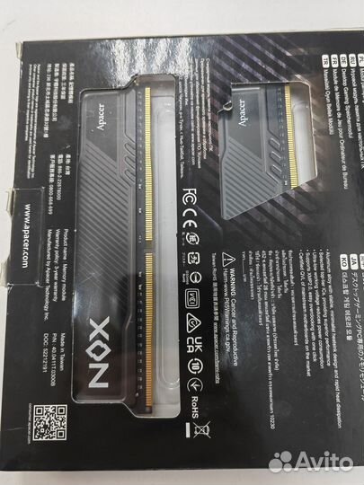 Оперативная память Apacer NOX 32GB DDR4 3200