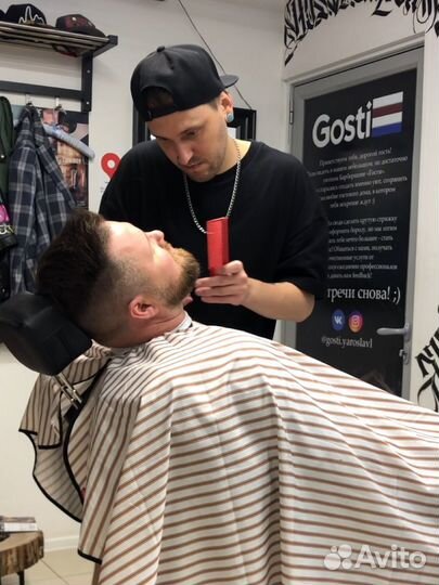 Стрижка бороды аккуратная и ровная