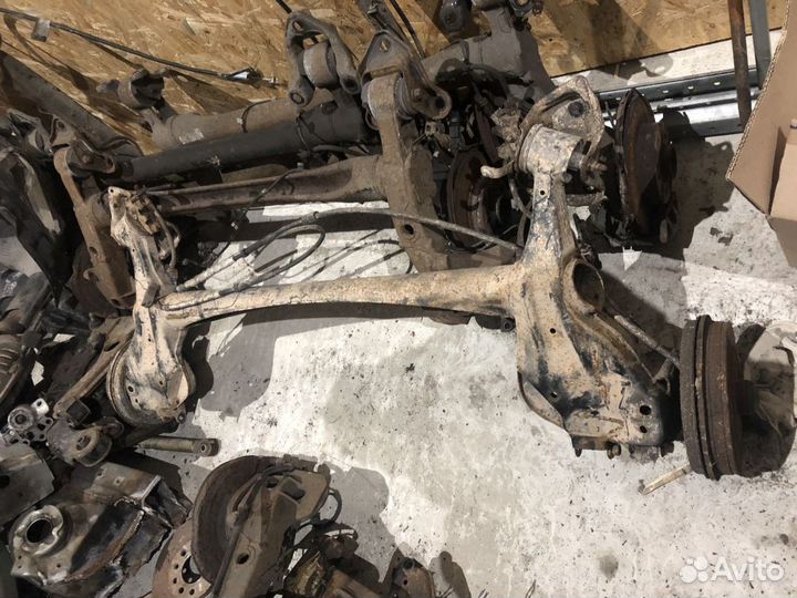 Балка задняя opel corsa D всборе