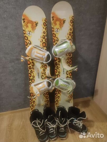 Сноуборд комплект Black Fire