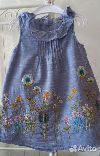 Платье 98 Next с вышивкой