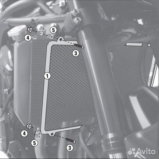 Givi Защита радиатора Kawasaki Z 900 (17-18)