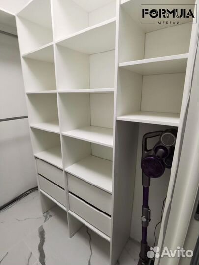 Гардеробная по размерам на заказ