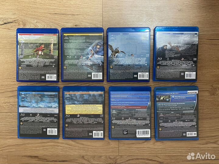 Фильмы Гарри Поттер Blu-ray коллекция (Лицензия)