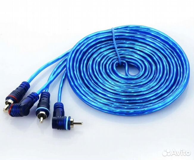 Полный комплект проводов для подключения сабвуфера