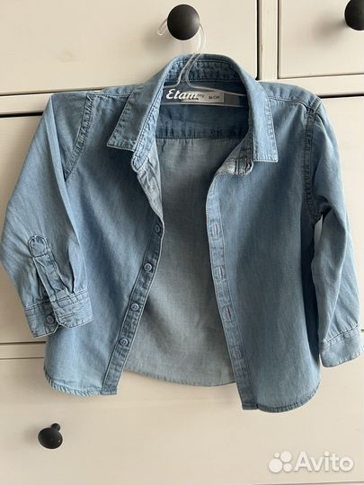 Рубашка джинсовая детская