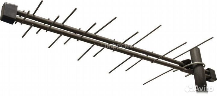 Антенна уличная DVB-T2 с усилителем Альфа 111-5V