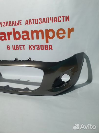 Передний бампер на LADA Kalina 2 кориандр 790