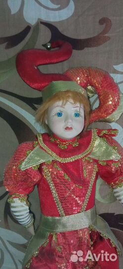 Кукла шут,заводная