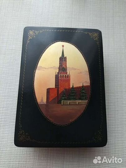 Шкатулка СССР Федоскино