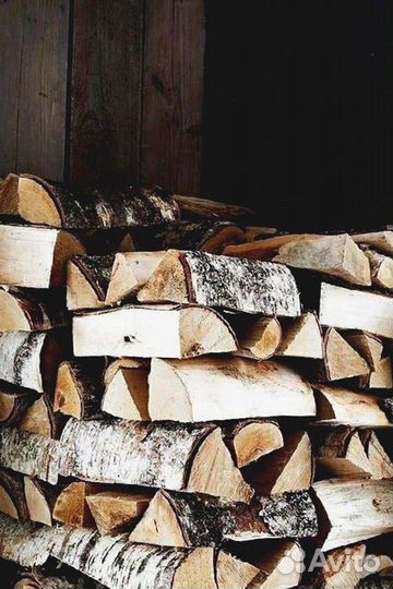 Дрова березовые. Колотые