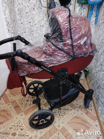 Коляска 2 в 1 эко кожа ozon