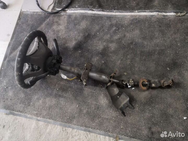 Руль с подушкой и поворотники nissan sanni fb 15