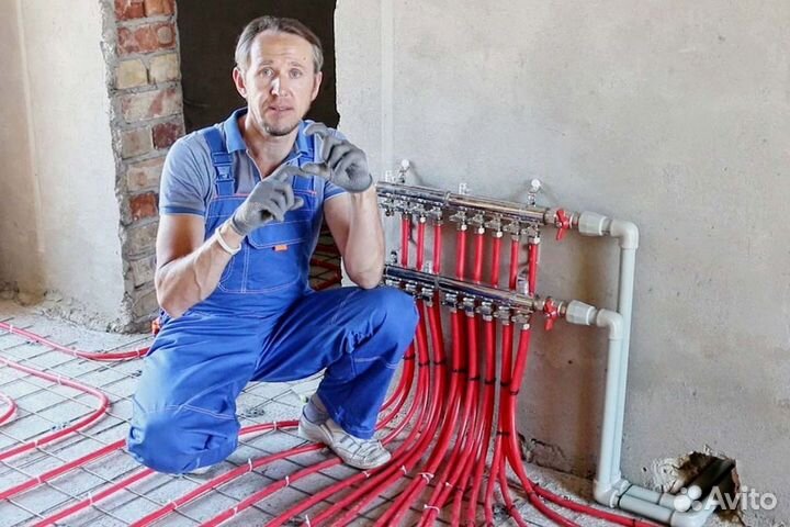 Установка теплого пола / Водяной / Теплый пол