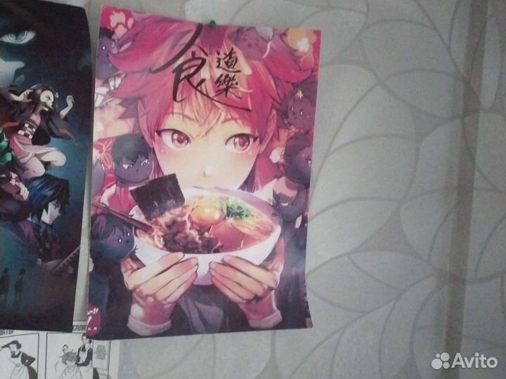 Плакат аниме волейбол