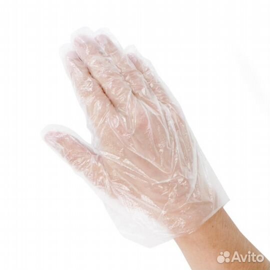 Перчатки elegreen полиэтиленовые одноразовые (проз