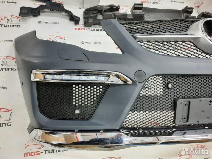 Обвес с решеткой на Mercedes GLK Class X204 63 AMG