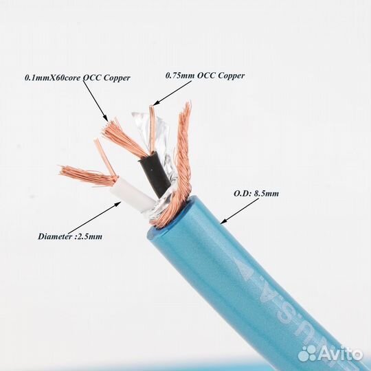 Межблочные RCA кабели Cardas Hexlink (50 и 100 см)