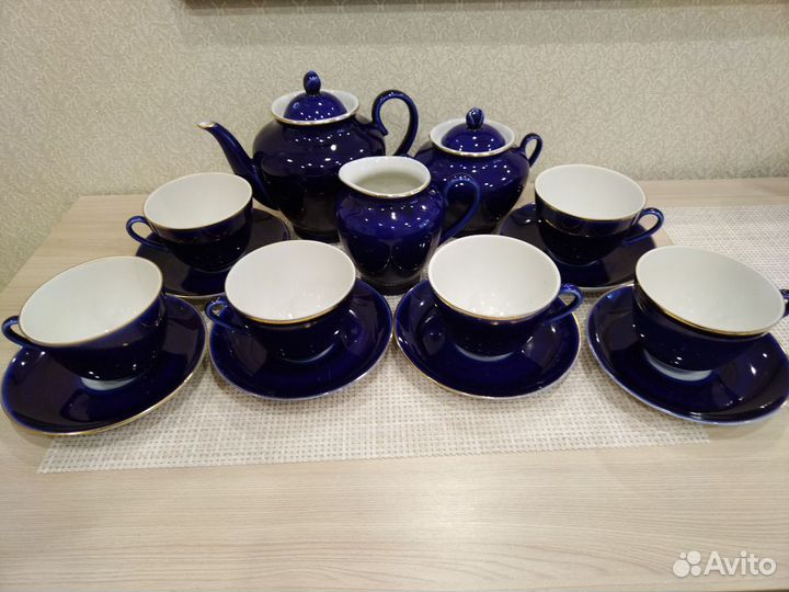 Сервиз лфз, кобальт