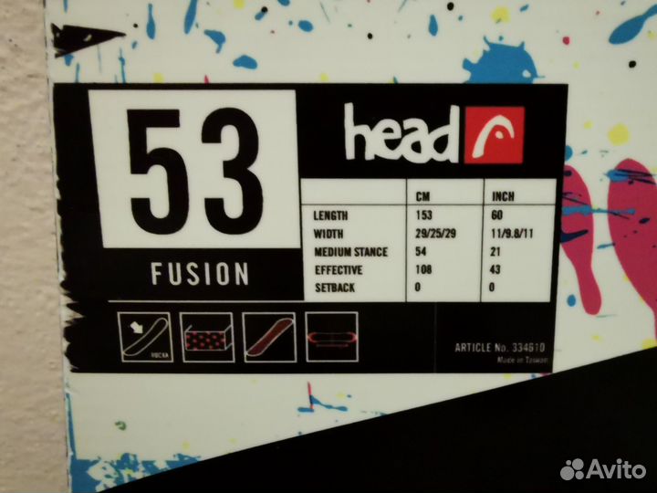 Сноуборд Head Fusion 53