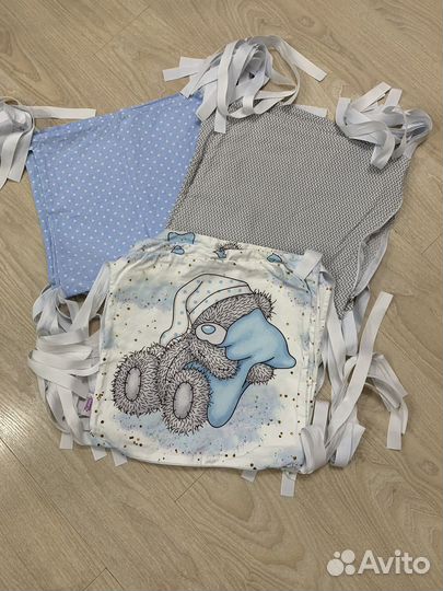 Комплект в детскую кроватку с балдахином