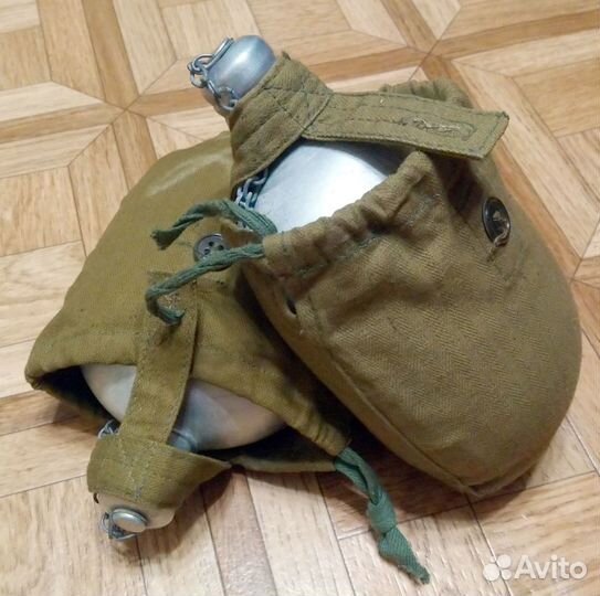Фляга армейская в чехле
