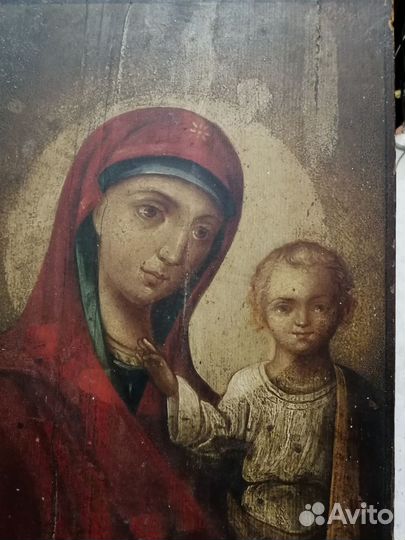 Икона ри 19 в. 31х25,5х2 см. живопись