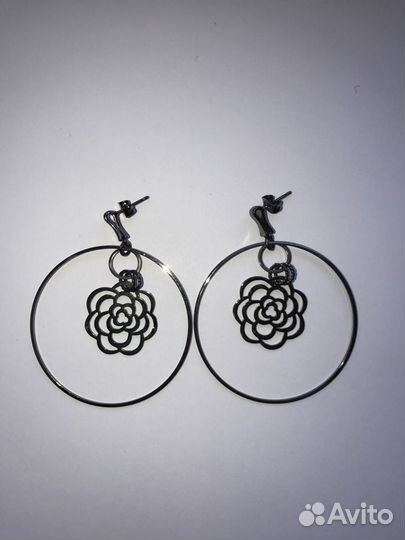 Сережки Chanel