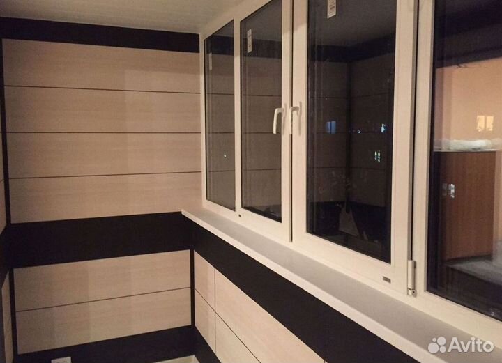 Пластиковый балкон с установкой