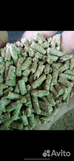 Гранулированный корм в мешках по 40 кг