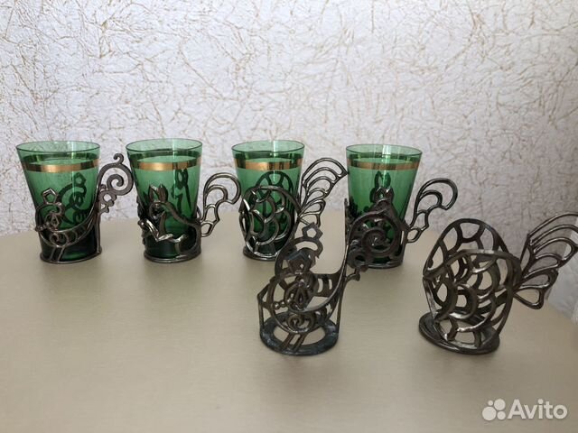 Рюмки цветное стекло СССР