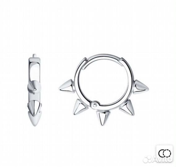 Серебряные серьги Sokolov новые много разных