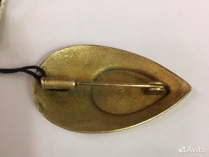 Брошь серебро 875 СССР