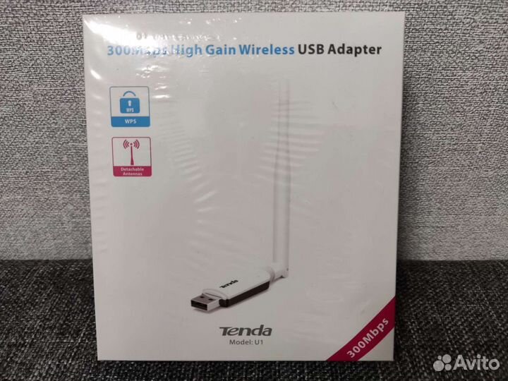 Usb wifi адаптер tenda U1 300 Mbps