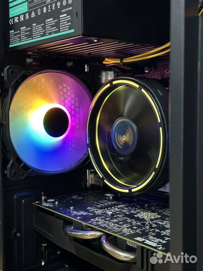 Игровой компьютер intel i3-10100f/RX580 8gb/16gb