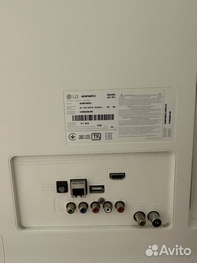 Телевизор lg 43UM7490PLC