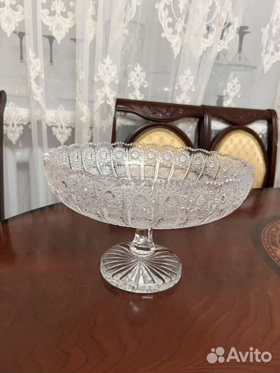 Ваза для фруктов богемия