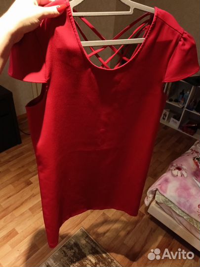 Красное платье Mexx