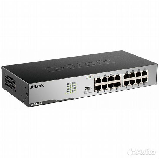 D-Link DL-DGS-1016D/I2A коммутаторы до 1000 мбит/с