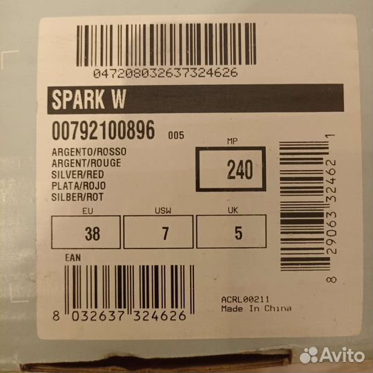 Ролики rollerblade spark w 38размер женские