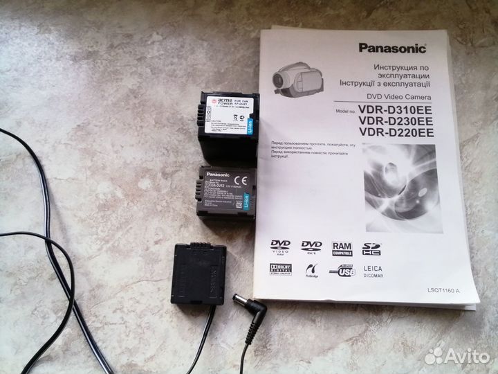 Видеокамера panasonic vdr-d220