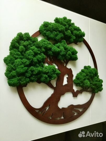 Дерево Из Мха Панно Бонсай (от 38 до 150 см)