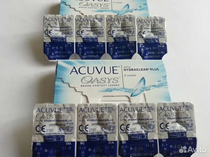 Линзы контактные acuvue oasys двухнедельные