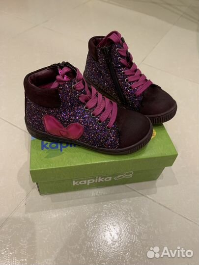 Ботинки демисезонные для девочки 27 размер